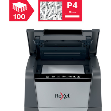 REXEL Destructeur docu. Optimum AF+ 2020100XCH 100X, P-4, 34lt