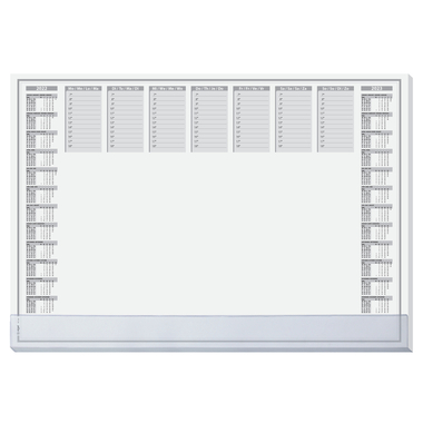 SIGEL Schreibunterlage,Protect HO366 transp.2-Jahr-Kal.40BL