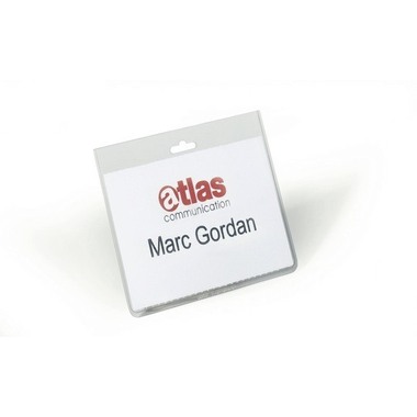 DURABLE Namensschilderhülle 813519 transparent, 60x90mm 20 Stk.