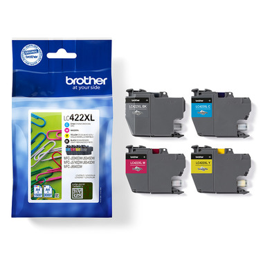 BROTHER Valuepack encre CMYBK LC-422XLVAL MFC-J5340 3000/1500 pages