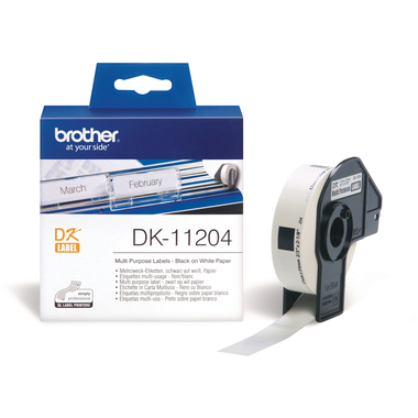 PTOUCH a impiego multip.Etich.17x54mm DK-11204 QL-500/550 400 pezzi/rotolo