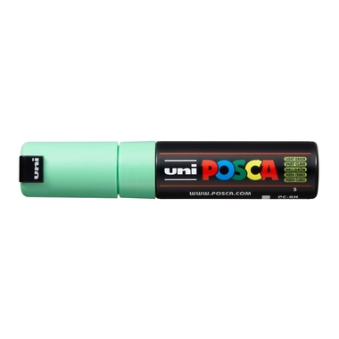 POSCA Marker 8mm PC8K L.GREEN hellgrün, Keilspitze