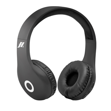 Cuffie stereo con padiglioni morbidi e microfono integrato, tasti per chiamate e gestione musica