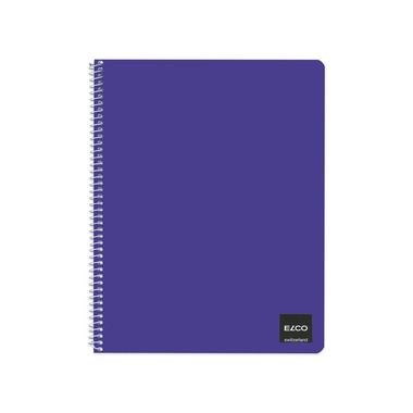 ELCO Cahier spiral quadr. 75x111mm 72888.07 blanc, 70g, 4mm, ass. 50 flls.