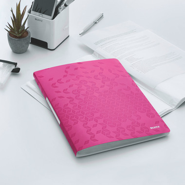 LEITZ Livre présentation WOW PP A4 46320023 pink 40 Hüllen