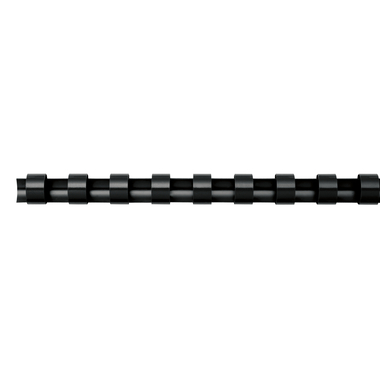 FELLOWES Pettini di plastica 8 mm A4 5345707 nero, rotondo 100 pezzi