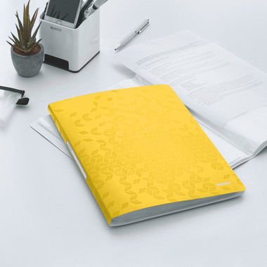LEITZ Album di Present. WOW PP A4 4632-00-16 giallo 40 buste