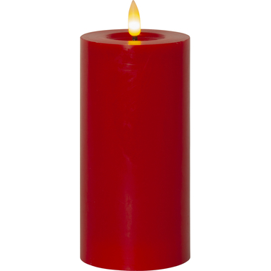 STAR TRADING Bougie LED Flamme Flow 17.5cm 12.061-45 rouge