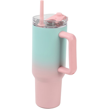 I-DRINK Thermobecher 1.2lt ID0255 aquablau/rosa
