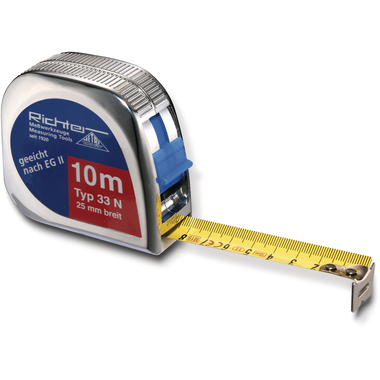 RIEFFEL SWITZERLAND Metro avvolgibile 10m 1210 SB cromo