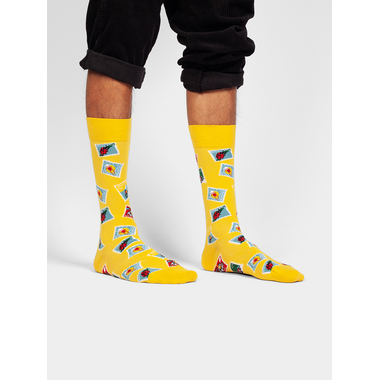 Calzini filatelici 2024, Dilly Socks, Yellow Collection, 41-46