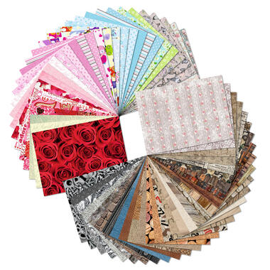 URSUS Cartone foto bloc.Potpourri A6 11456499SE 300g,60 Motivi 60 fogli