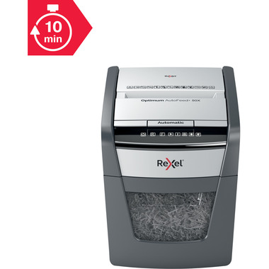 REXEL Destructeur docu. Optimum AF+ 2020050XCH X50, P-4, 20lt