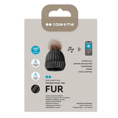 Le bonnet à pompon pour écouter votre musique sans fils partout !