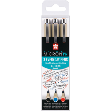 SAKURA Pigma Micron PN POXSDKPN3A Everyday, 3 colori Office