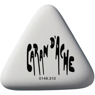 CARAN D'ACHE Radierer dreieckig 149.310 weiss 45x50x45mm