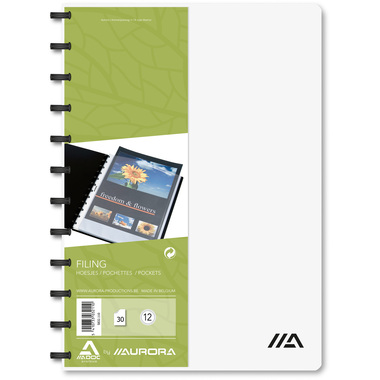 ADOC Sichtbuch Standard A4 5832.110 transparent 30 Taschen