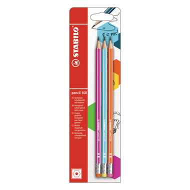 STABILO Bleistift 160 HB 160/02HB hellblau