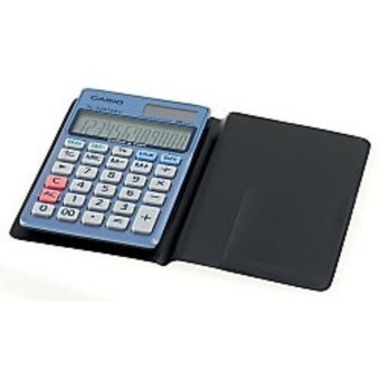 CASIO Calculat.SL-300VER/SL-320TER+ SL320TER+ 12 chiffres bleu clair