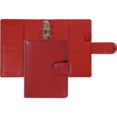 SUCCES Agenda Senior carnet Cadiz 84536545U cuir rouge 13x17.8cm