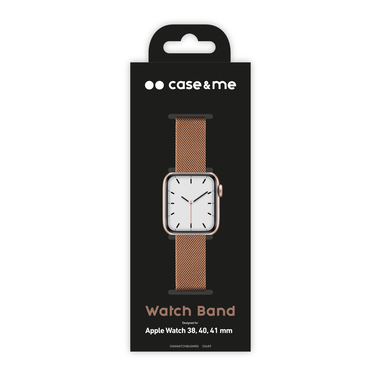 Stahl-Uhrenarmband für die Apple Watch 38/40/41mm | case&me