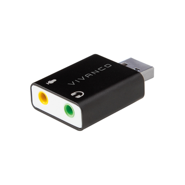 Adaptateur audio USB-A vers jack 3,5 mm | Vivanco