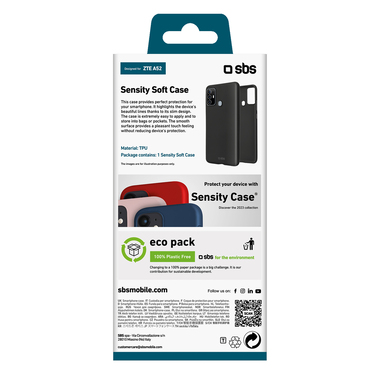 Colourful, flexible cover for ZTE Blade A52