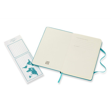 MOLESKINE Notizbuch P/A6 715246 liniert,HC,Riff Blau