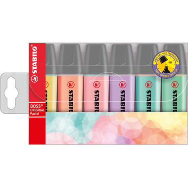 STABILO Textmarker BOSS Pastell 70/6-2 6 pcs.