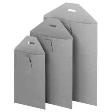 BRIEGER Sac d'expédition 295x375mm 54125 gris, 500g 50 pcs.