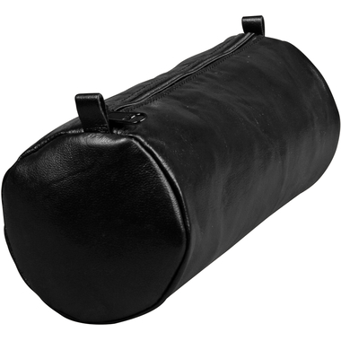 CLAIREFONTAINE Schlamperetui AgeBag 22x8cm 77031C schwarz, rund, Leder