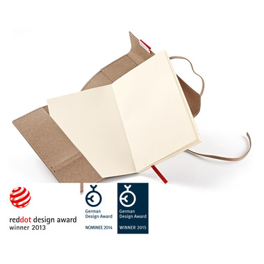 TRANSOTYPE senseBook FLAP REFILL A4 75510401 rigato, L, 135 fogli beige