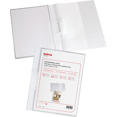 KOLMA Dossier classeur Vario A4 XL 11.005.16 blanc, ExtraSolid