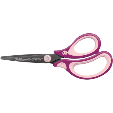 PELIKAN Schere spitz Griffix 819107 sweet berry, Rechtshänder