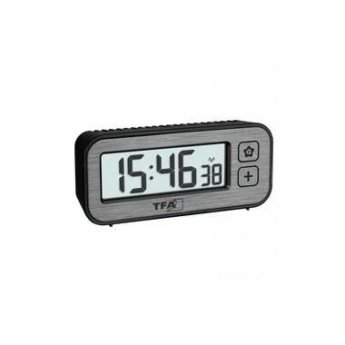 TFA Dostmann Radio Alarm Clock Grey