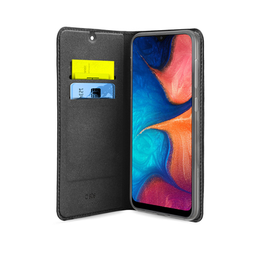 Bookcase mit Kartenfächern für das Samsung Galaxy A21