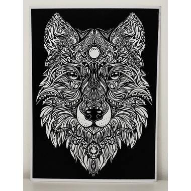 TATARUGA Image de velours A4 S10 loup