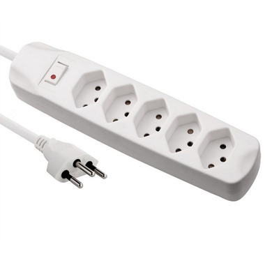 Multiprise 5x T13, 1.5m white