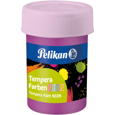 PELIKAN Neon de couleur Tempera 809382 6 couleurs ass.