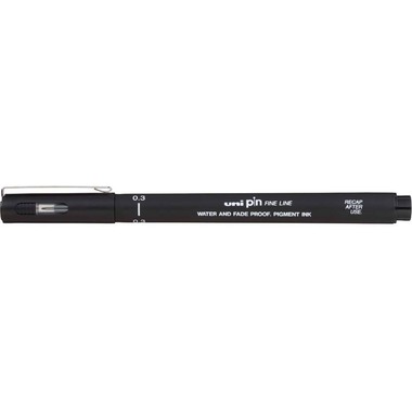 UNI-BALL Fineliner Pin 0,3mm PIN03200(S)B schwarz