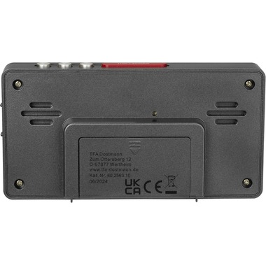 Sveglia Radio TFA Dostmann Grigio