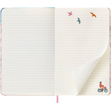 MOLESKINE Notizbuch SAKURA 13x21cm 56598851434 rosa, liniert, 240 Blatt, HC