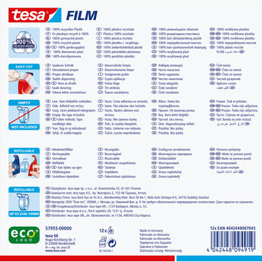 TESA Dispenser man.EasyCut 19mmx10m 579550000 ecoLogo