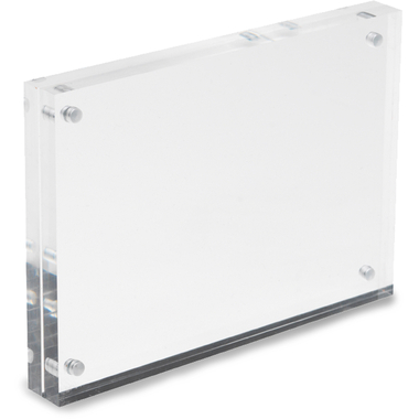 DEFLECTO Mag. Blocco acril. A6 MCHA611 transparente 2x7.5mm
