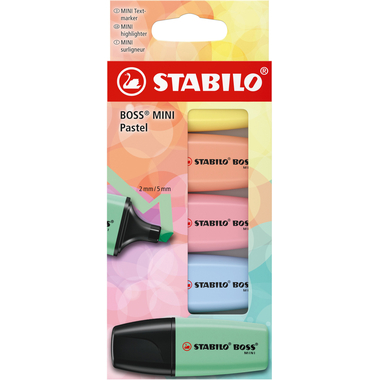 STABILO Boss mini 2-5mm 07/5-2-02 Etui 5 Stück