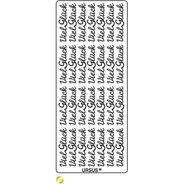 URSUS Creative Sticker 59100006 Motivo 06 oro