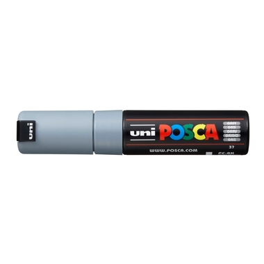 UNI-BALL Posca Marker 8mm PC-8K GREY grau, Keilspitze