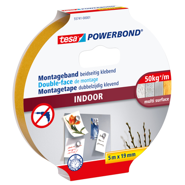 TESA Nastro montaggio 19mmx5m 557410000
