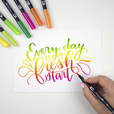 TOMBOW ABT Dual Brush Pen ABT-18P-1 18er Set Grundtöne I