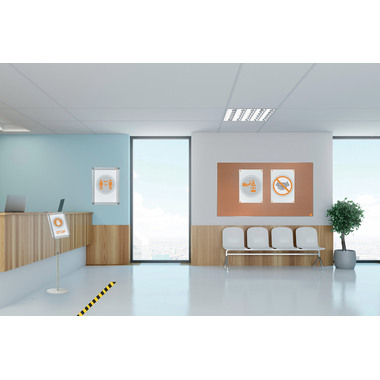 NOBO Cornice affisso A2 1902212 478x17x652mm